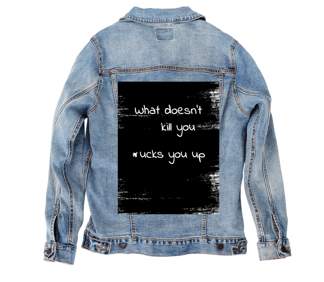 Unisex denim jacket, what doesn't...