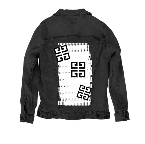 Unisex black jacket,GG..